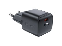 Cargador de pared Acefast A73 Mini PD de 20 W GaN USB-C - negro Cargador de pared Acefast A73 Mini PD de 20 W GaN USB-C - negro