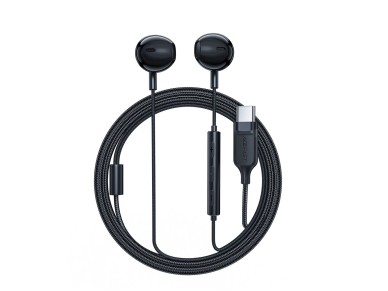 Fones de ouvido intra-auriculares Acefast L2 com conector USB-C, microfone e controle remoto de 1,2 