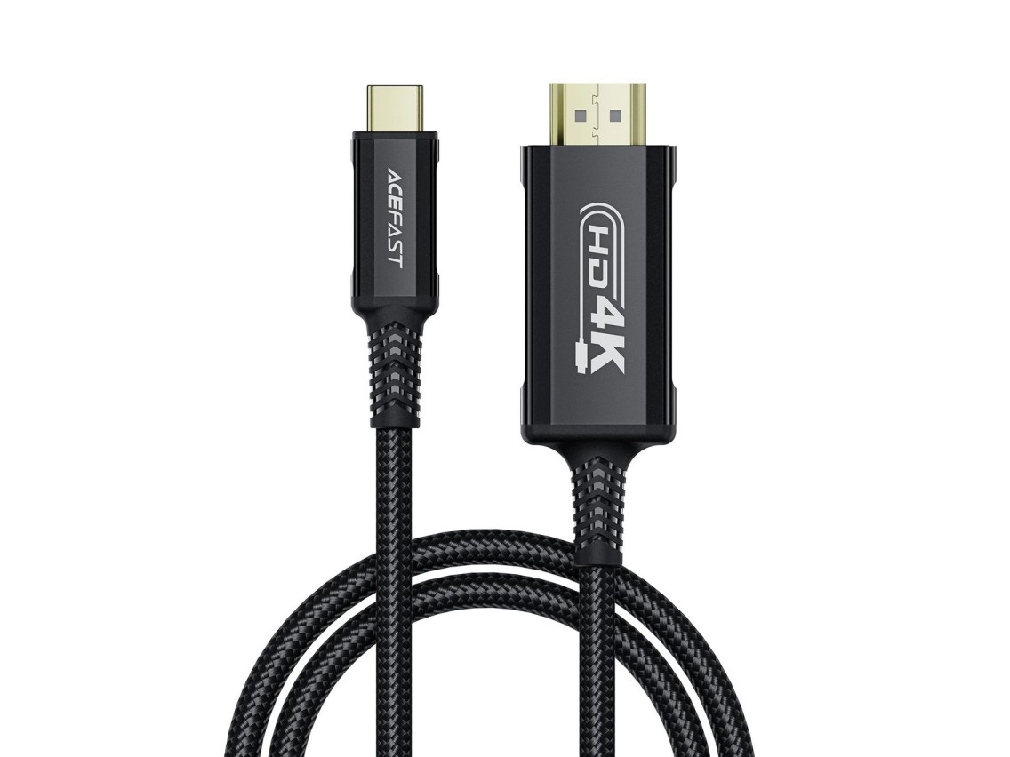 Acefast C1 USB-C/HDMI Video Cable 4K 60Hz HDR 1.8m - Black