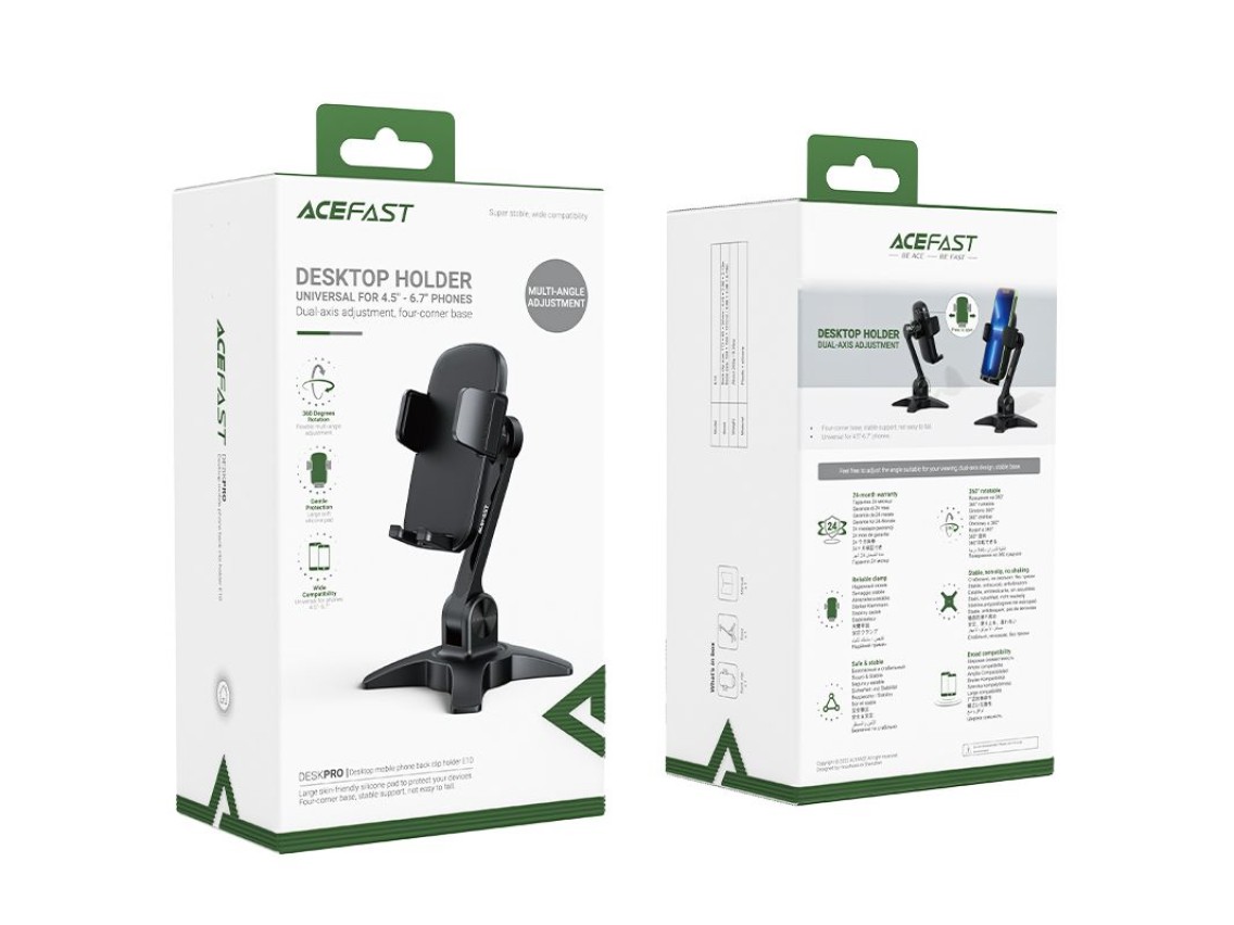Acefast stand stand gravitational phone holder black (E10)