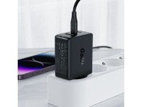 Carregador rápido Acefast GaN (2xUSB-C / USB-A) PPS / PD / QC4+ 65W preto (A41) Carregador rápido Acefast GaN (2xUSB-C / USB-A) PPS / PD / QC4+ 65W preto (A41)