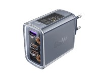 Acefast charger GaN 65W 3 ports (1xUSB, 2xUSB C) gray (A45) Acefast charger GaN 65W 3 ports (1xUSB, 2xUSB C) gray (A45)