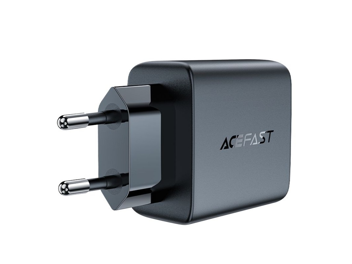 Carregador r�pido GaN 35W PD 2x USB C Acefast A49 - preto