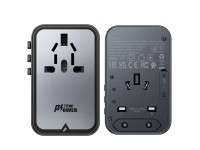 Acefast Z1 GaN 75W PD travel charger adapter 3x USB-C 2x USB-A - black Acefast Z1 GaN 75W PD travel charger adapter 3x USB-C 2x USB-A - black