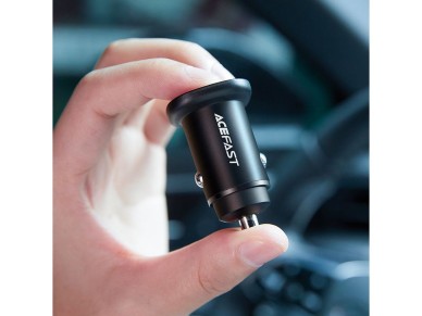 Cargador de coche Acefast de 38 W USB tipo C / USB, PPS, Power Delivery, Quick Charge 3.0, AFC, FCP Cargador de coche Acefast de 38 W USB tipo C / USB, PPS, Power Delivery, Quick Charge 3.0, AFC, FCP