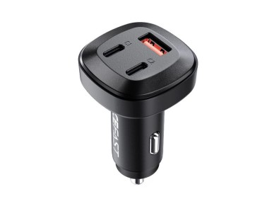 Carregador veicular Acefast 66W 2x USB Tipo C / USB, PPS, Power Delivery, Quick Charge 4.0, AFC, FCP