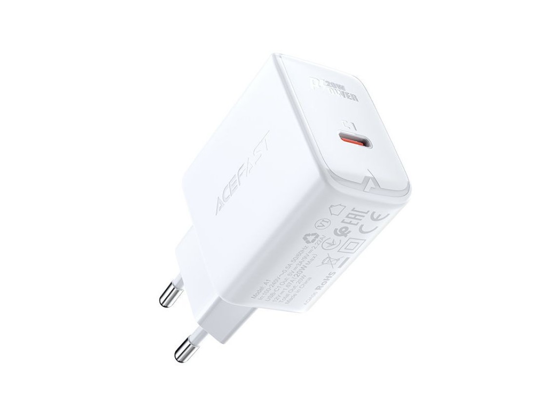 Acefast fast USB Type C 20W Power Delivery charger black (A1 EU black)
