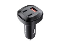 Carregador veicular Acefast 66W 2x USB Tipo C / USB, PPS, Power Delivery, Quick Charge 4.0, AFC, FCP