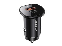 Acefast car charger 38W USB Type C / USB, PPS, Power Delivery, Quick Charge 3.0, AFC, FCP black (B1 Acefast car charger 38W USB Type C / USB, PPS, Power Delivery, Quick Charge 3.0, AFC, FCP black (B1