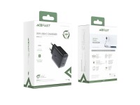 Acefast fast USB Type C 20W Power Delivery charger black (A1 EU black) Acefast fast USB Type C 20W Power Delivery charger black (A1 EU black)