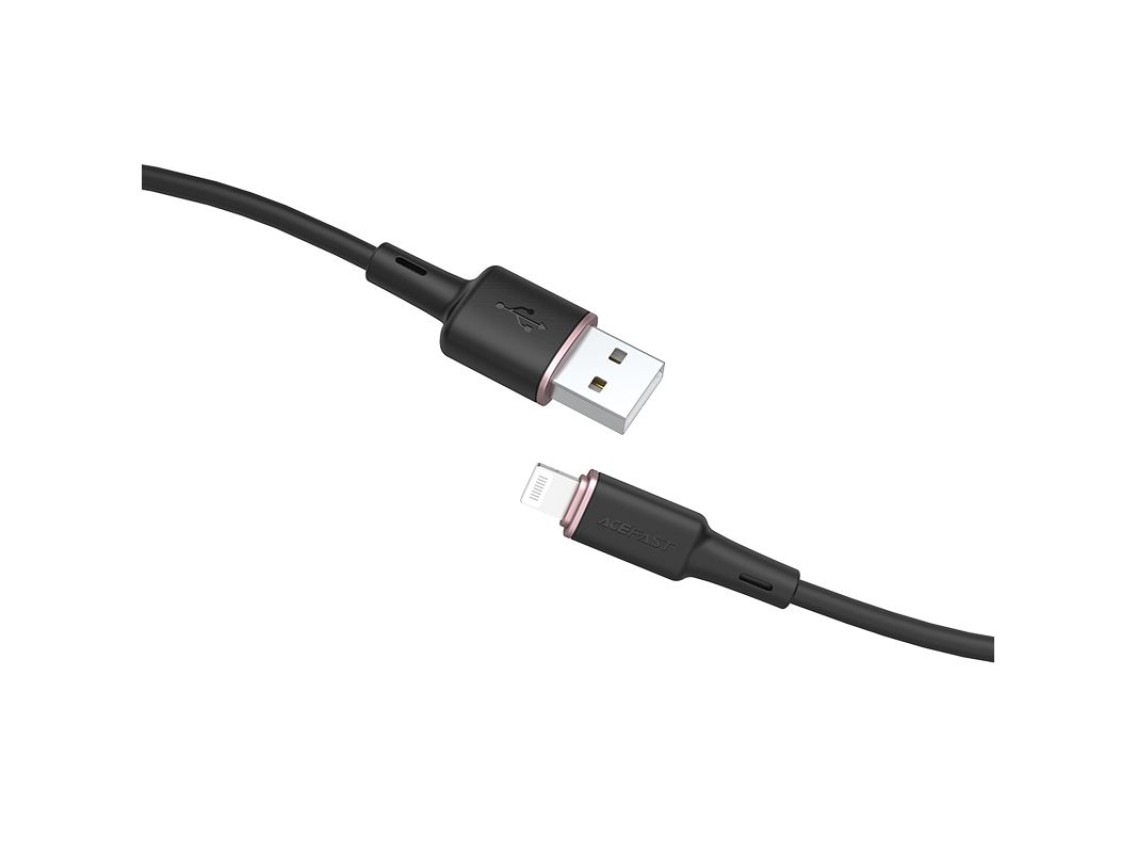 Acefast cable MFI USB - Lightning 1.2m, 2.4A black (C2-02 black)