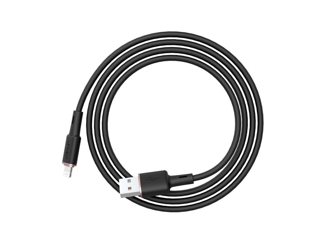 Acefast cable MFI USB - Lightning 1.2m, 2.4A black (C2-02 black)