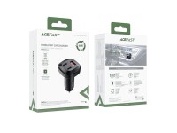 Acefast car charger 66W 2x USB Type C / USB, PPS, Power Delivery, Quick Charge 4.0, AFC, FCP, SCP bl Acefast car charger 66W 2x USB Type C / USB, PPS, Power Delivery, Quick Charge 4.0, AFC, FCP, SCP bl