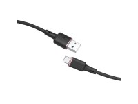 Acefast USB cable - USB Type C 1.2m, 3A black (C2-04 black) Acefast USB cable - USB Type C 1.2m, 3A black (C2-04 black)