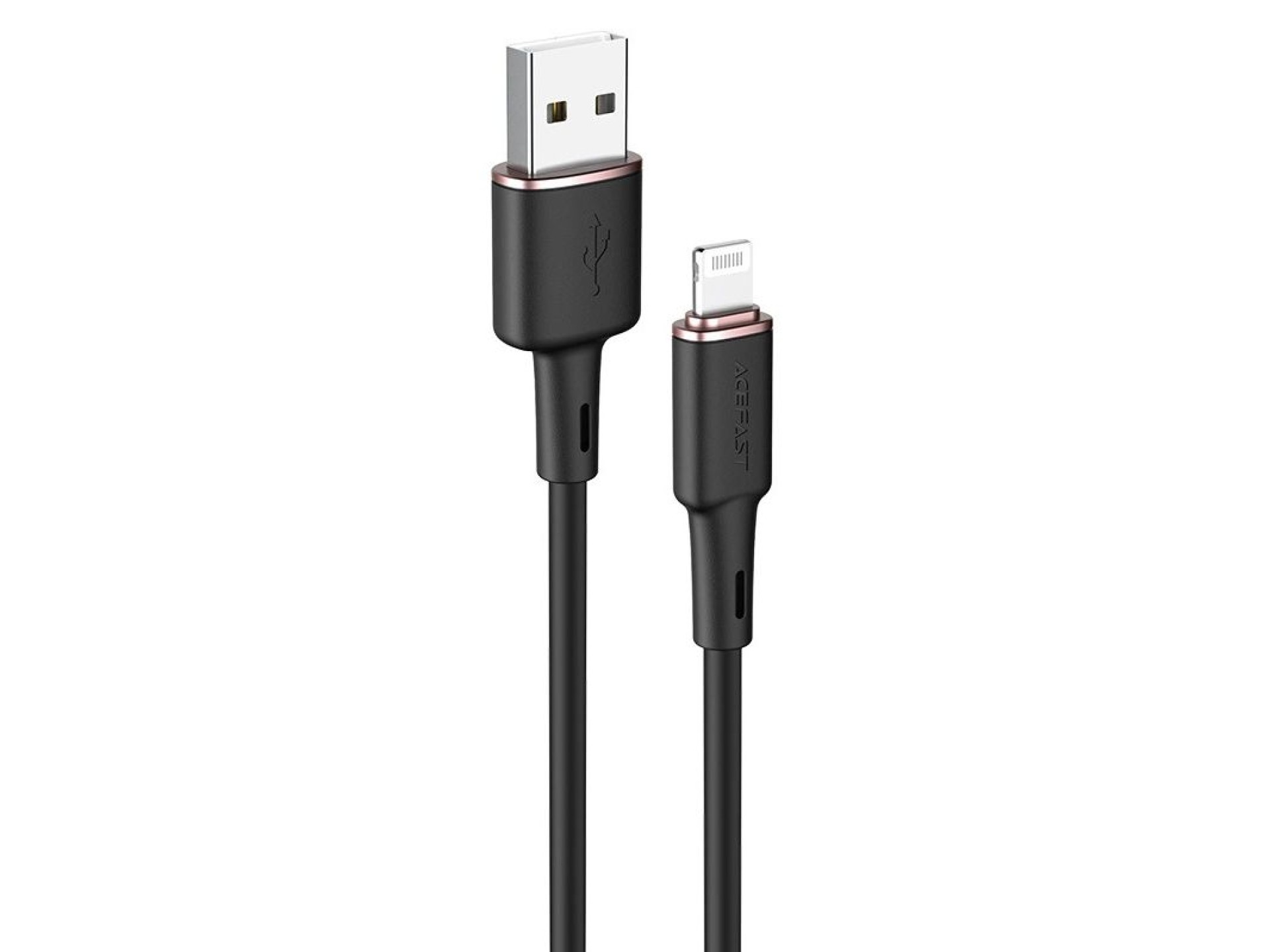 Acefast cable MFI USB - Lightning 1.2m, 2.4A black (C2-02 black)