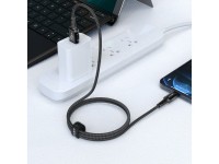 Cable Acefast MFI USB - Lightning 1,2 m, 2,4 A negro (C1-02 negro) Cable Acefast MFI USB - Lightning 1,2 m, 2,4 A negro (C1-02 negro)