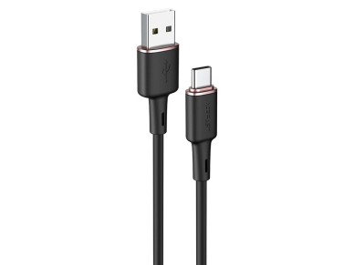 Cable USB Acefast - USB Tipo C 1,2 m, 3 A negro (C2-04 negro) Cable USB Acefast - USB Tipo C 1,2 m, 3 A negro (C2-04 negro)