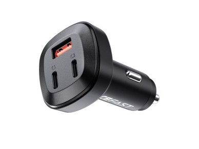 Cargador de coche Acefast de 66 W, 2 puertos USB tipo C/USB, PPS, Power Delivery, Quick Charge 4.0, 