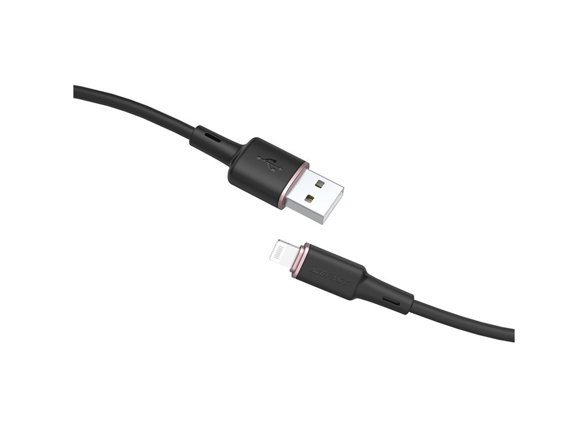 Acefast cable MFI USB - Lightning 1.2m, 2.4A black (C2-02 black)