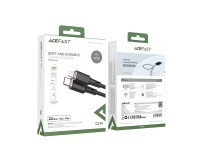 Cable Acefast MFI USB Tipo C - Lightning 1,2 m, 30 W, 3 A negro (C2-01 negro) Cable Acefast MFI USB Tipo C - Lightning 1,2 m, 30 W, 3 A negro (C2-01 negro)