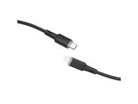 Cable Acefast MFI USB Tipo C - Lightning 1,2 m, 30 W, 3 A negro (C2-01 negro) Cable Acefast MFI USB Tipo C - Lightning 1,2 m, 30 W, 3 A negro (C2-01 negro)