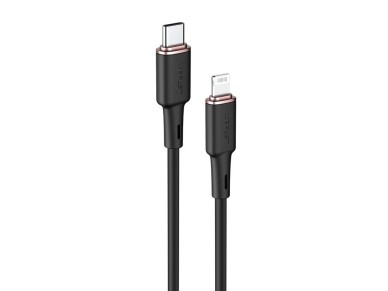 Acefast cable MFI USB Type C - Lightning 1.2m, 30W, 3A black (C2-01 black) Acefast cable MFI USB Type C - Lightning 1.2m, 30W, 3A black (C2-01 black)
