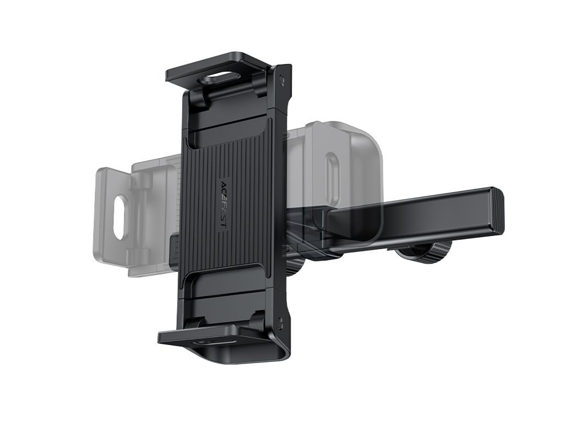 Suporte Acefast para encosto de cabeça de carro para celular e tablet (135-230 mm de largura) preto