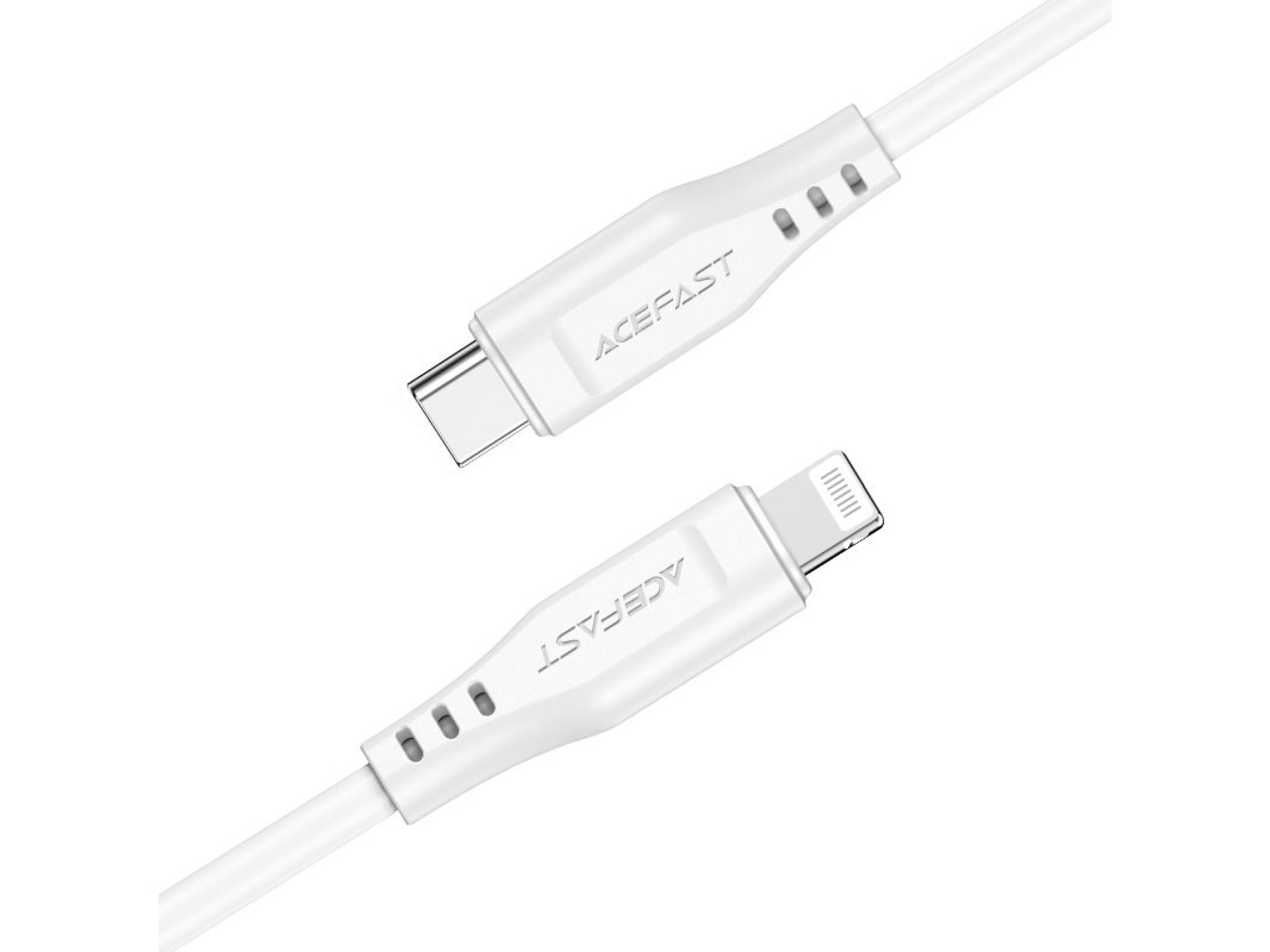 Acefast C3-01 Lightning - USB-C PD cable 30W 3A 480Mb/s 1.2m - white