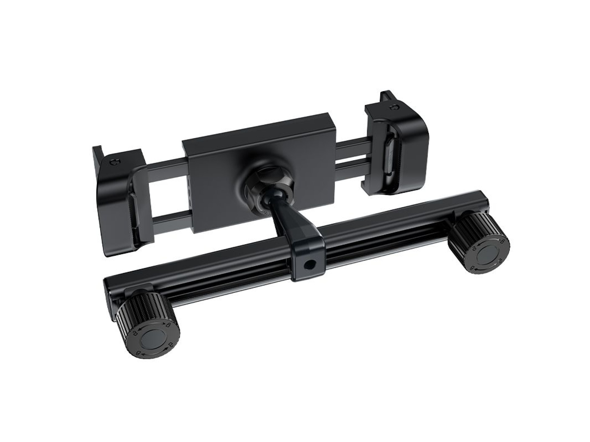 Suporte Acefast para encosto de cabeça de carro para celular e tablet (135-230 mm de largura) preto