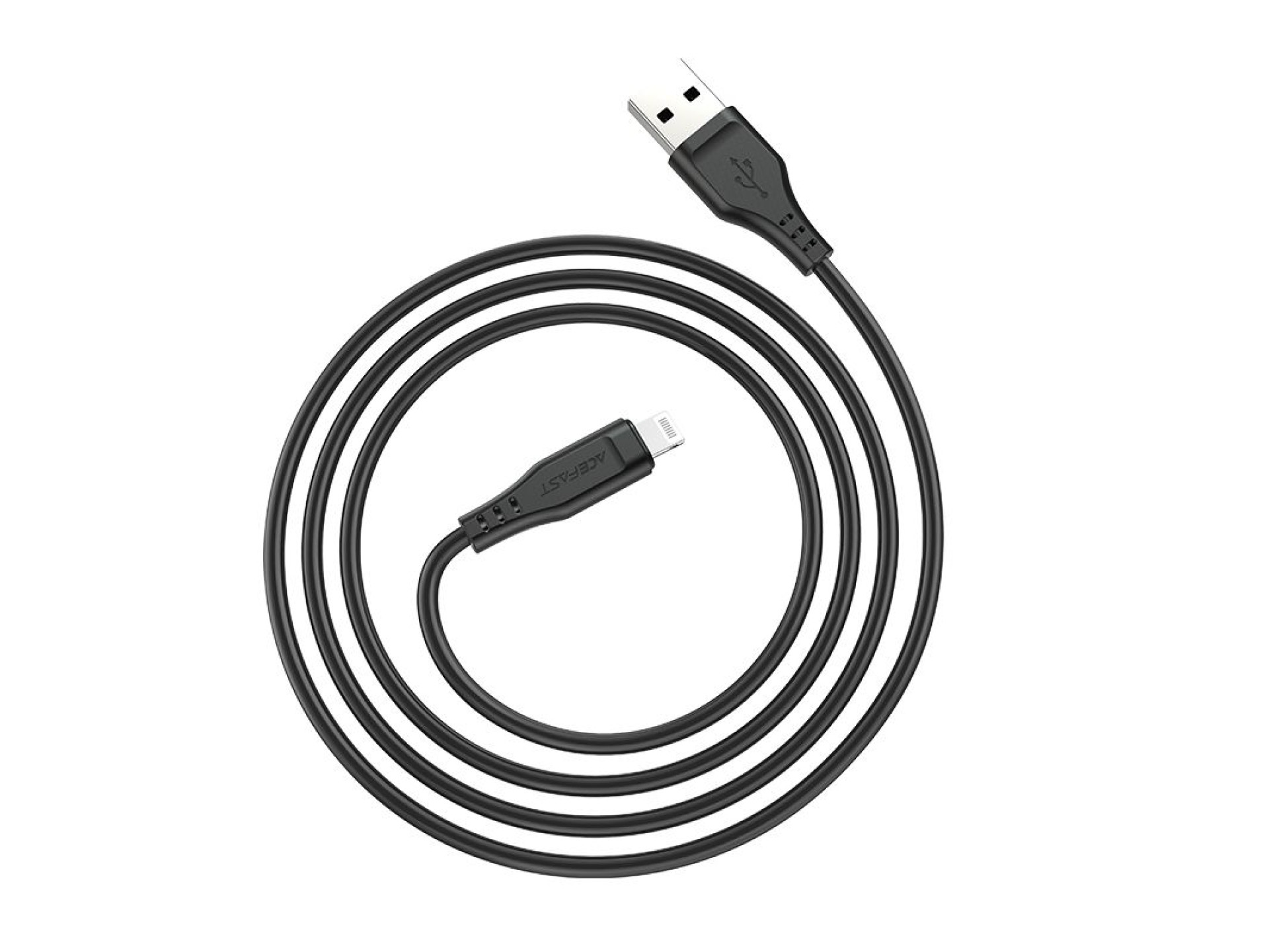Acefast cable MFI USB - Lightning 1.2m, 2.4A black (C3-02 black)