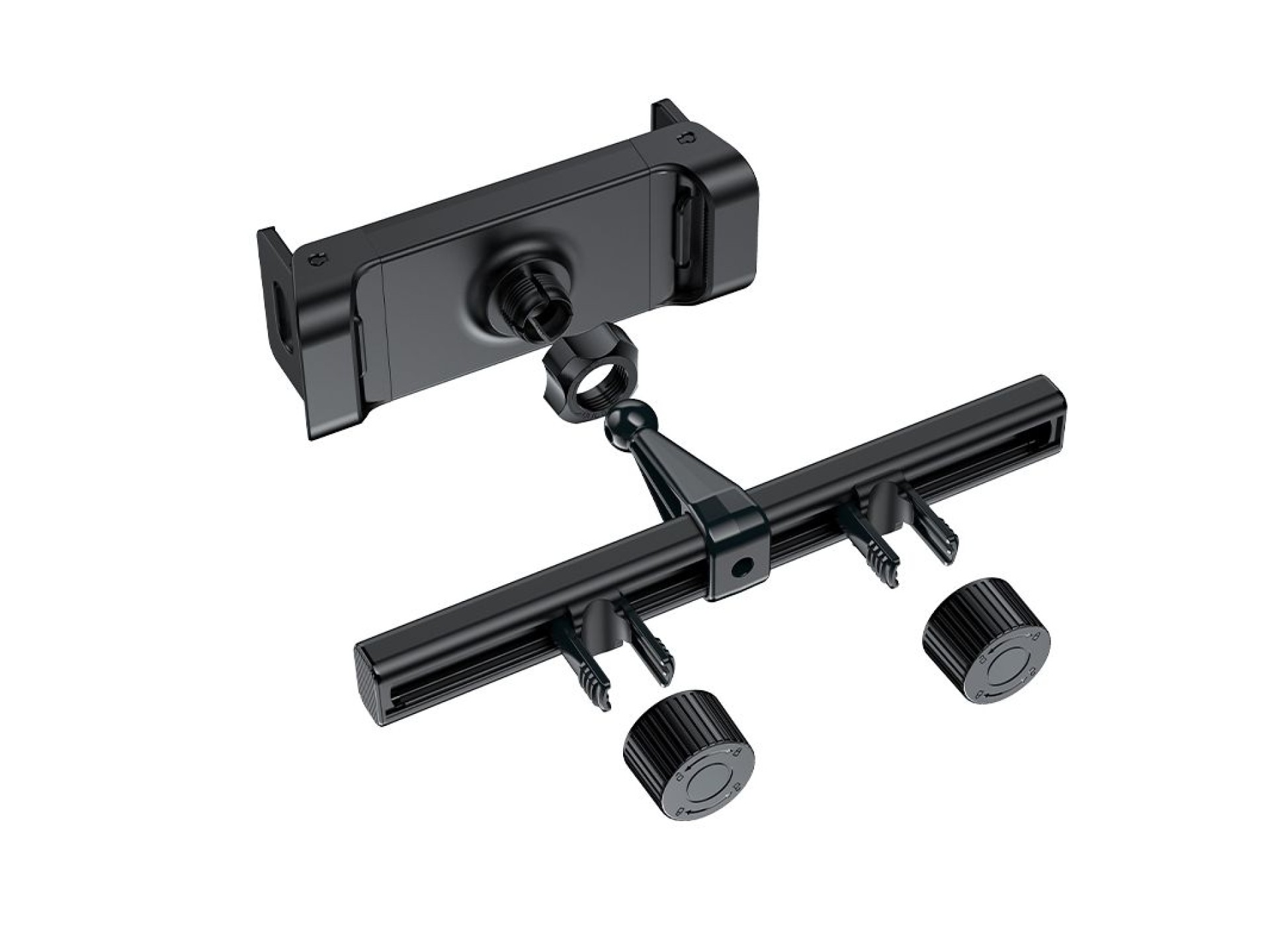 Suporte Acefast para encosto de cabeça de carro para celular e tablet (135-230 mm de largura) preto