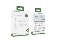 Acefast USB cable - USB Type C 1.2m, 3A white (C3-04 white) Acefast USB cable - USB Type C 1.2m, 3A white (C3-04 white)