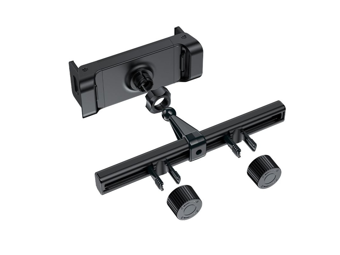 Suporte Acefast para encosto de cabeça de carro para celular e tablet (135-230 mm de largura) preto