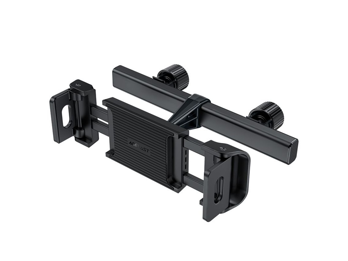 Suporte Acefast para encosto de cabeça de carro para celular e tablet (135-230 mm de largura) preto