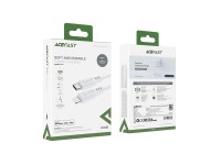 Acefast C3-01 Lightning - USB-C PD cable 30W 3A 480Mb/s 1.2m - white Acefast C3-01 Lightning - USB-C PD cable 30W 3A 480Mb/s 1.2m - white