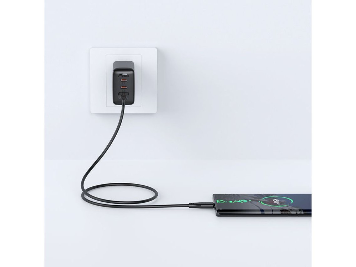 Acefast USB cable - USB Type C 1.2m, 3A white (C3-04 white)