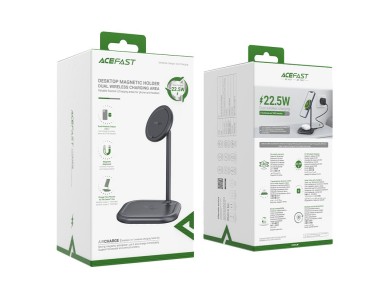 Acefast 15W Qi Wireless Charger for iPhone (with MagSafe) and Apple AirPods Stand Holder Magnetic Ho Acefast 15W Qi Wireless Charger for iPhone (with MagSafe) and Apple AirPods Stand Holder Magnetic Ho