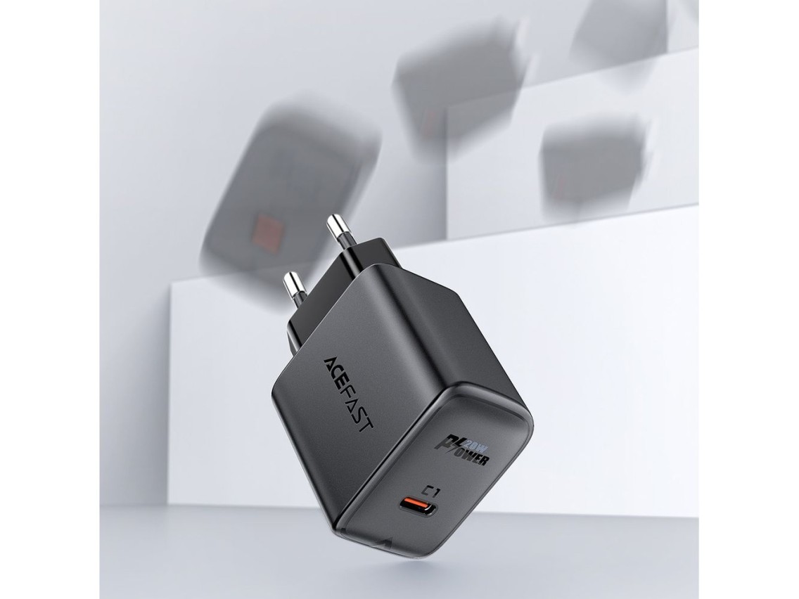 Acefast fast charger USB Type C 20W Power Delivery white (A1 EU white)