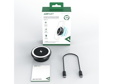 Carregador sem fio por indução Acefast com sistema de resfriamento cinza escuro (E2) Carregador sem fio por indução Acefast com sistema de resfriamento cinza escuro (E2)