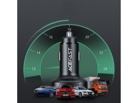 Acefast car charger 66W 2x USB Type C / USB, PPS, Power Delivery, Quick Charge 4.0, AFC, FCP, SCP bl Acefast car charger 66W 2x USB Type C / USB, PPS, Power Delivery, Quick Charge 4.0, AFC, FCP, SCP bl