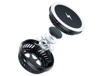 Acefast wireless induction charger with dark gray (E2) cooling system Acefast wireless induction charger with dark gray (E2) cooling system