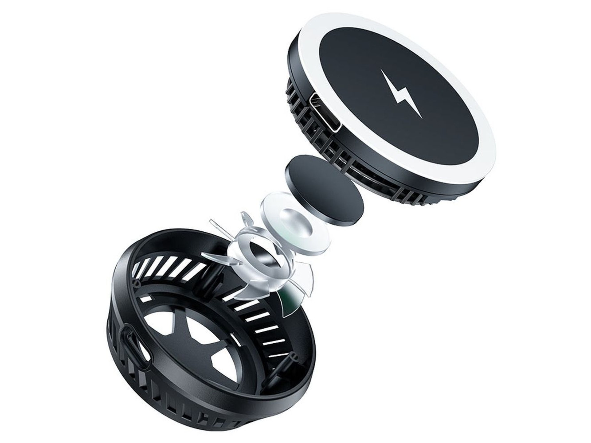Acefast wireless induction charger with dark gray (E2) cooling system