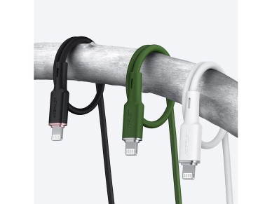 Acefast cable MFI USB Type C - Lightning 1.2m, 30W, 3A black (C2-01 black) Acefast cable MFI USB Type C - Lightning 1.2m, 30W, 3A black (C2-01 black)