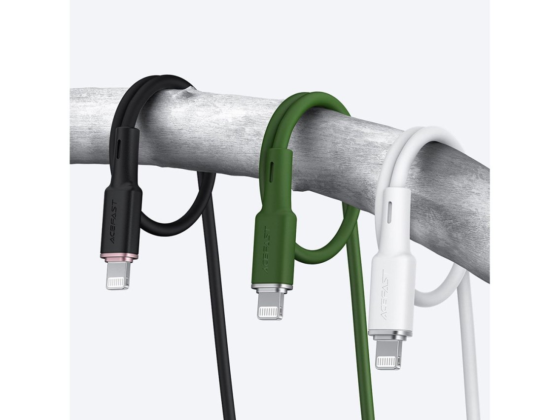 Acefast cable MFI USB - Lightning 1.2m, 2.4A black (C2-02 black)