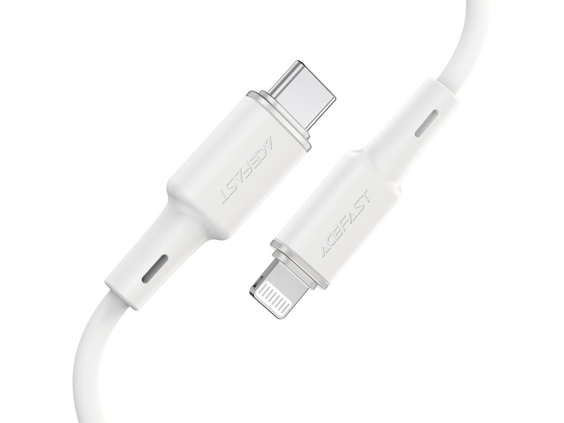 Cable Acefast MFI USB Tipo C - Lightning 1,2 m, 30 W, 3 A negro (C2-01 negro)