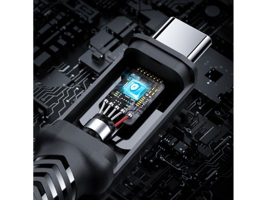 Acefast C4-03 Black USB-C - USB-C PD QC cable 100W 5A 480Mb/s 2m - black Acefast C4-03 Black USB-C - USB-C PD QC cable 100W 5A 480Mb/s 2m - black