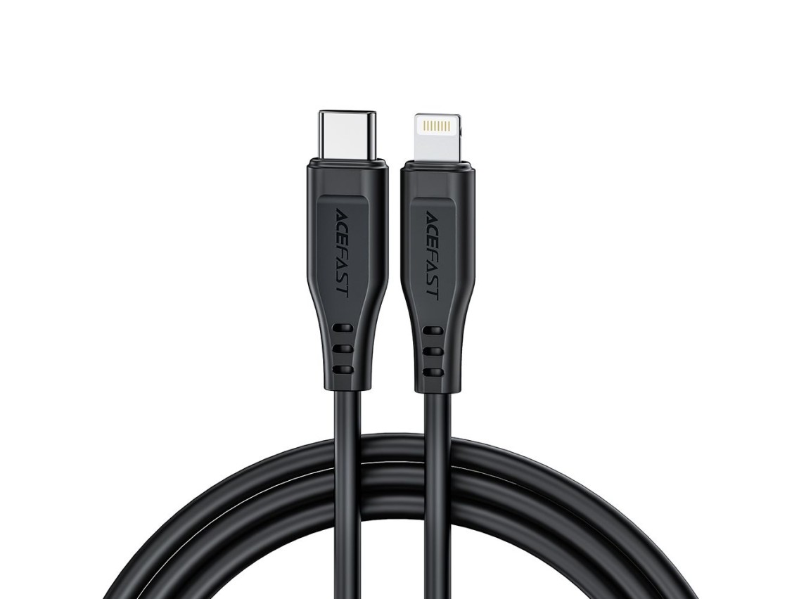 Acefast C3-01 Lightning - USB-C PD cable 30W 3A 480Mb/s 1.2m - white