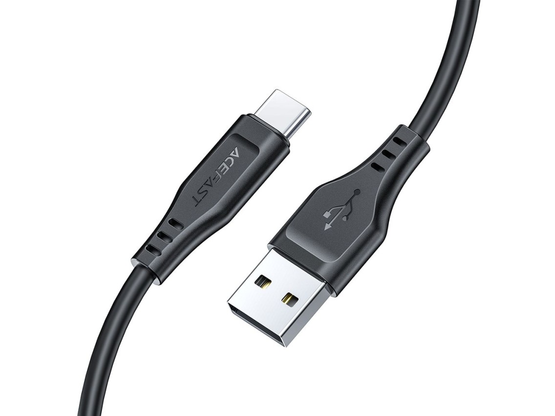 Acefast USB cable - USB Type C 1.2m, 3A white (C3-04 white)