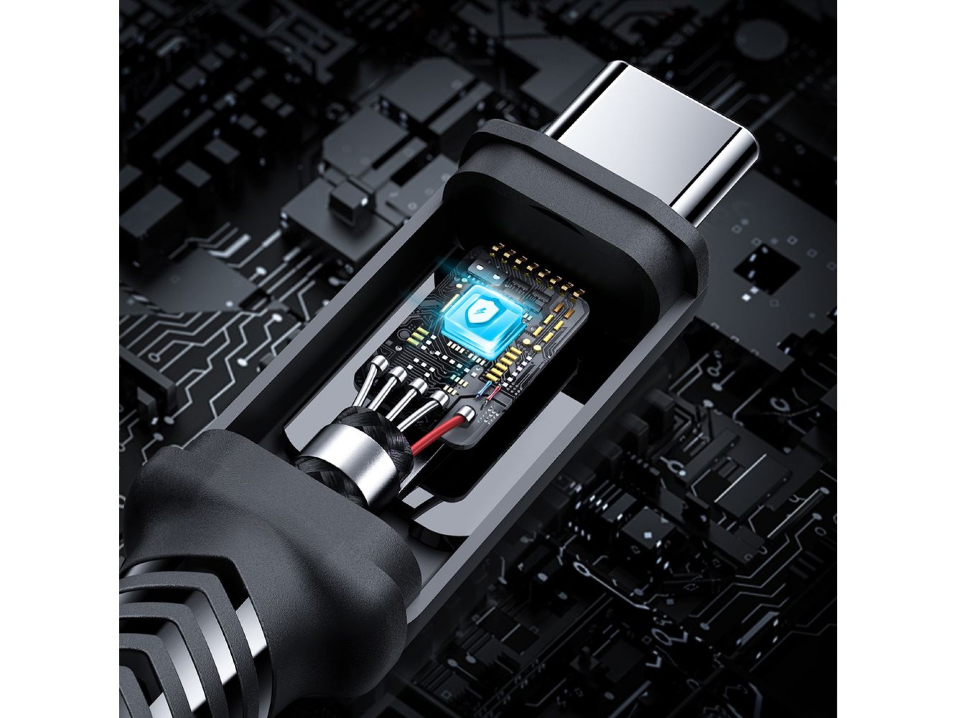 Acefast C4-03 Black USB-C - USB-C PD QC cable 100W 5A 480Mb/s 2m - black