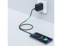 Acefast C3-01 Lightning - USB-C PD cable 30W 3A 480Mb/s 1.2m - white Acefast C3-01 Lightning - USB-C PD cable 30W 3A 480Mb/s 1.2m - white